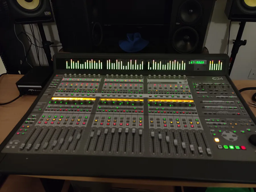 Mixing console at the Quality Studios desk
